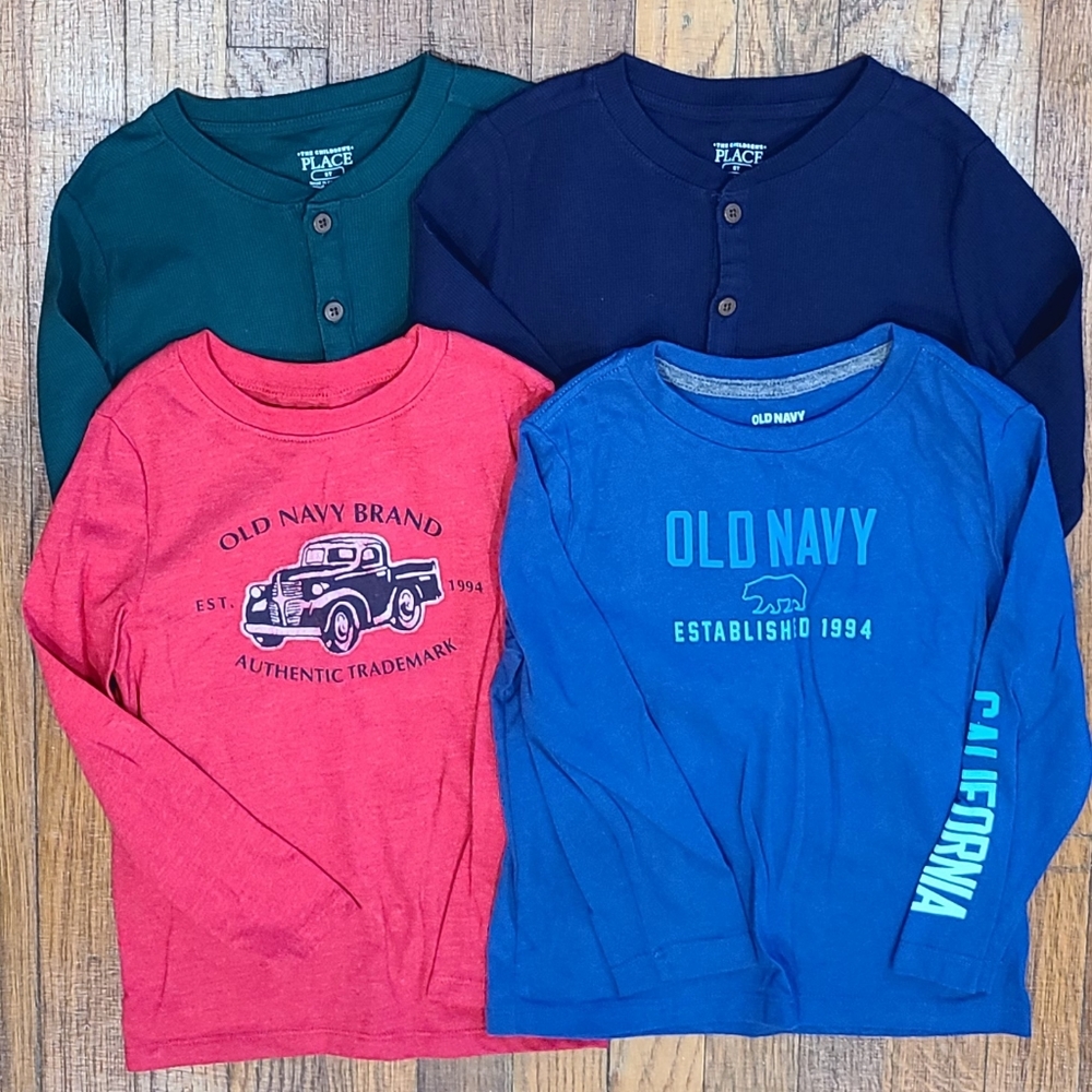 Toddler boy long sleeve shirts